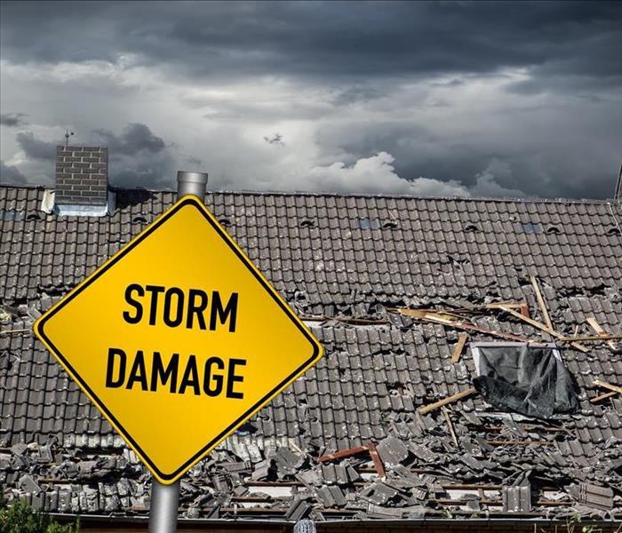 storm damaged property